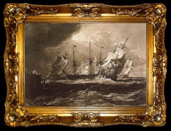 framed  Joseph Mallord William Turner Boat in the breezee, ta009-2